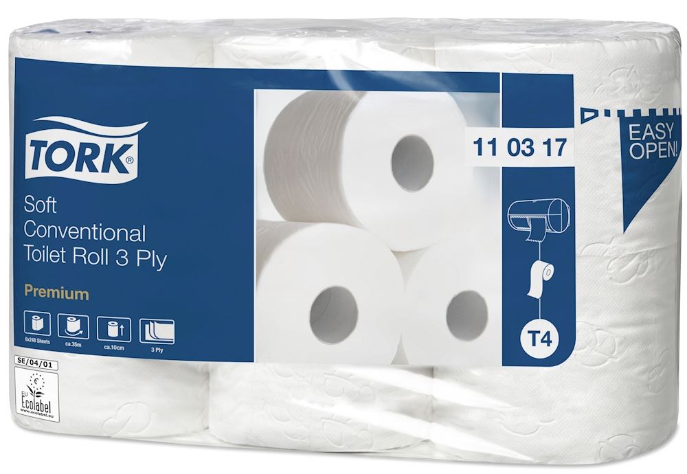 Tork Premium toilet paper Ekstra soft, 3 ply, 35m | Stadsing A/S